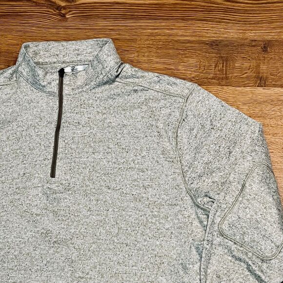 Greg Norman Size XL Mens Performance 1/4 Zip Up Fleece Lined Pullover Sweater - Picture 2 of 9